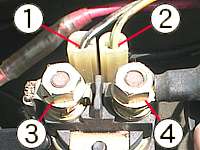 Starter relay terminal assign