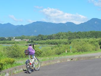 上流へ続く道