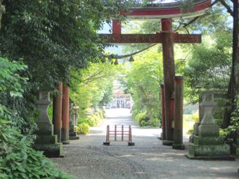 白髪神社の境内