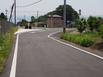 県道43号バイパスに合流