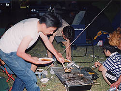 炭火で焼き物