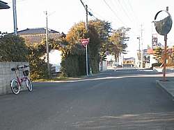 県道３６号との合流部