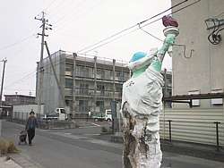 河童の女神の後ろ姿